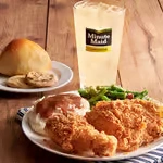 Golden Corral combo meals with entree sides drink and cookies