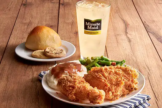 Golden Corral Fried Chicken combo meal