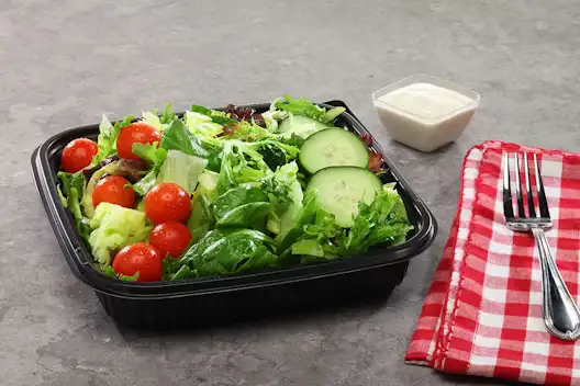 Golden Corral signature salads with garden salad