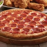 Golden Corral pizza menu with pepperoni pizza